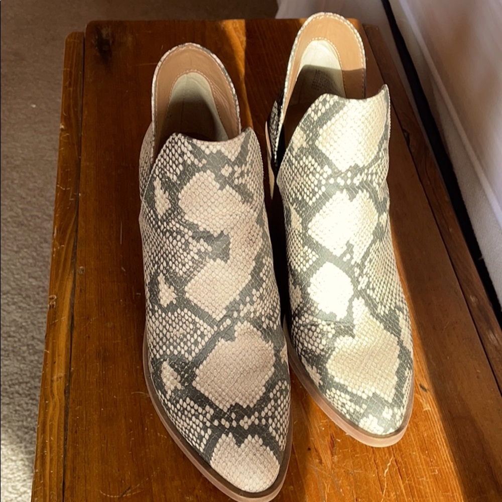 Steve Madden Snakeskin booties